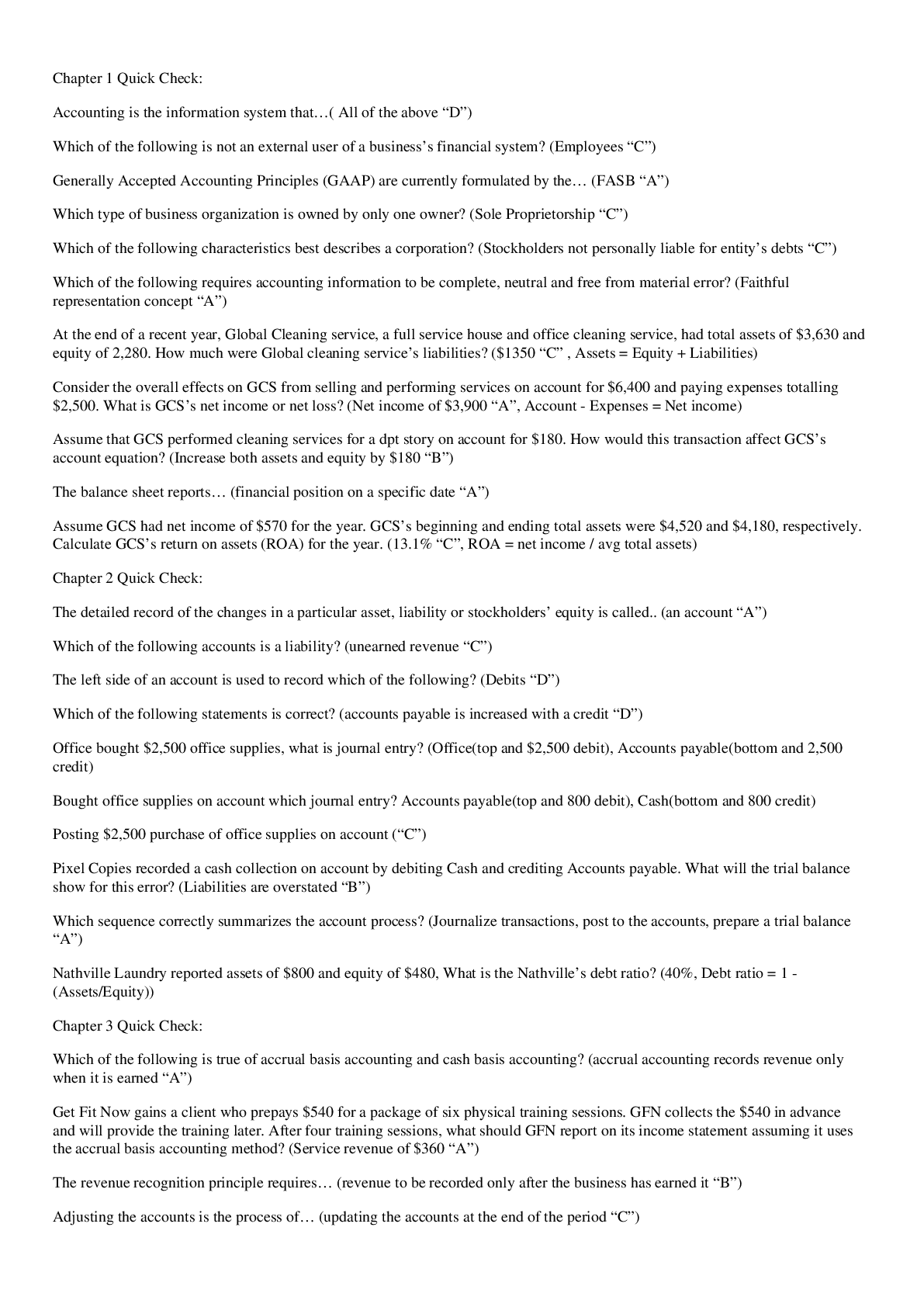 Preview image of Econ 121 Final Exam Review document